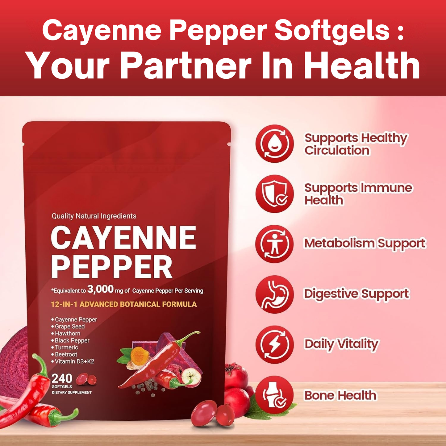 Cayenne Pepper Softgels